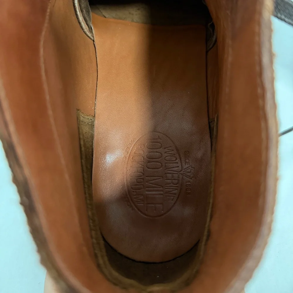 Wolverine 1000 Mile Latham suede chukka boots lace up Sz 10 Men’s - Picture 7 of 15